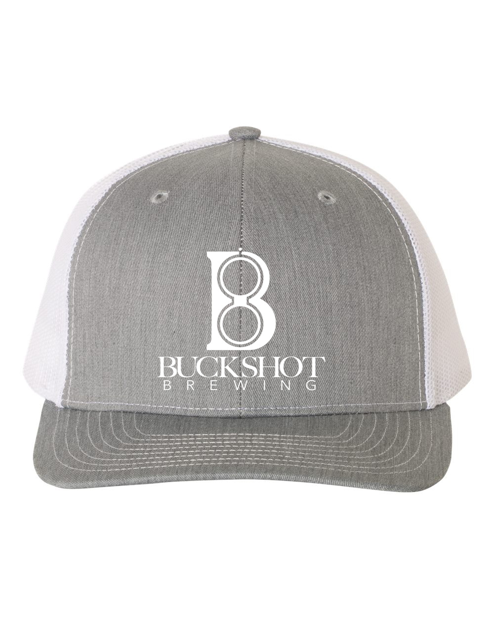 Buckshot heather gray and white hat